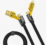 Ultra Fast Charging & Data Transfer | Supporting Thunderbolt, Type C, Lightning, Type A for All iPhones & Laptop